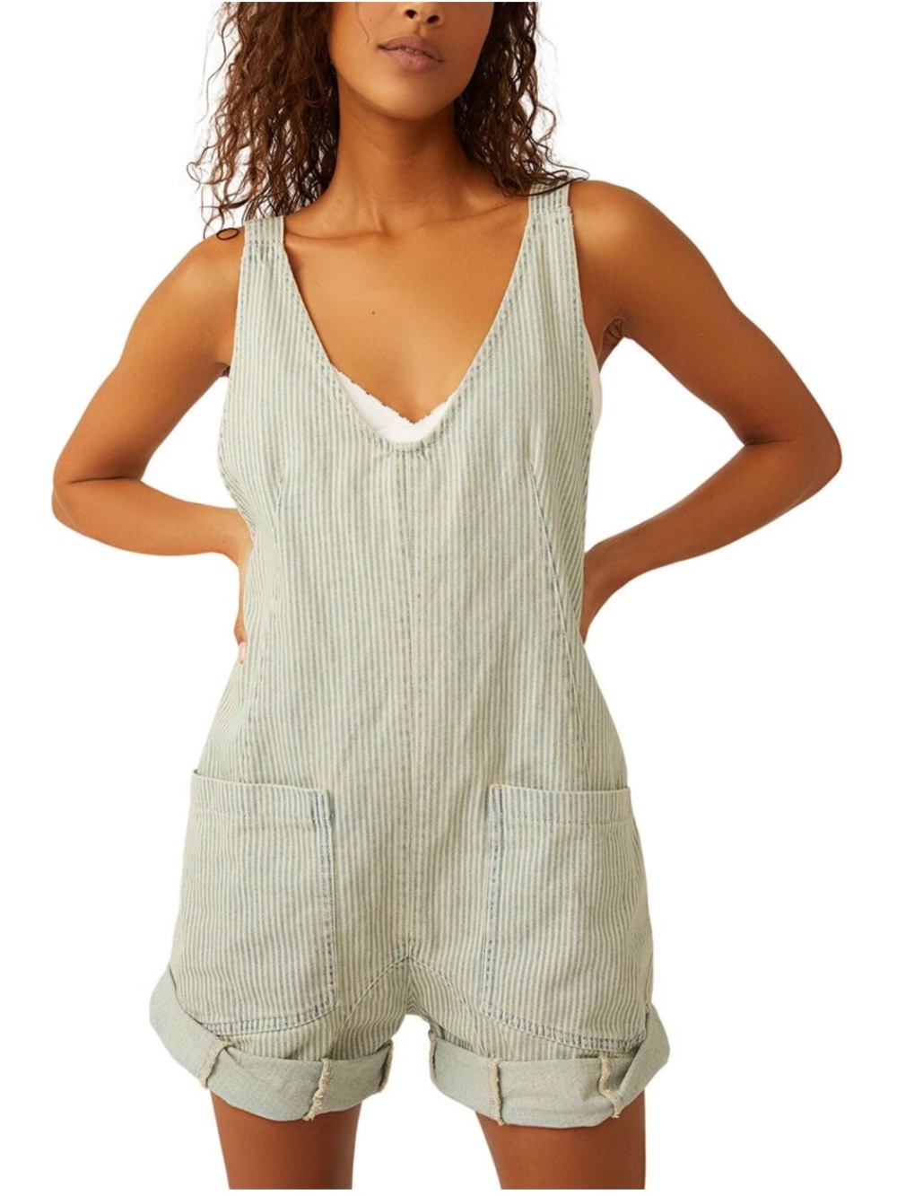 NEW! We The Free High Roller Railroad Shortall Large Boho Bohemian Hippie summer